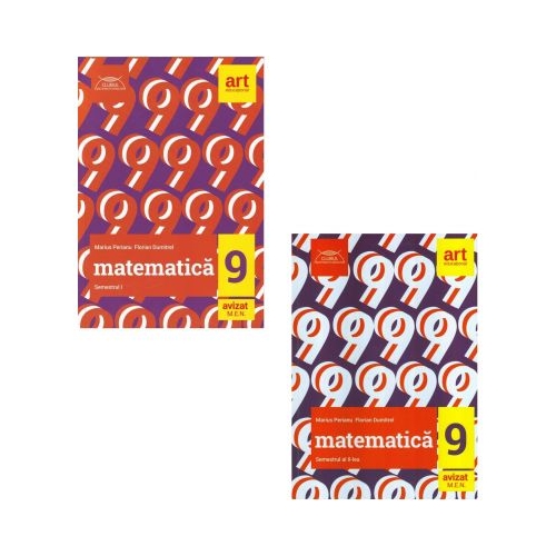 Clubul Matematicienilor. Set Culegere de Matematica pentru clasa a 9-a, semestrele 1 si 2 - Marius Perianu