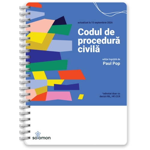 Codul de procedura civila actualizat la 20 septembrie 2026 - Paul Pop