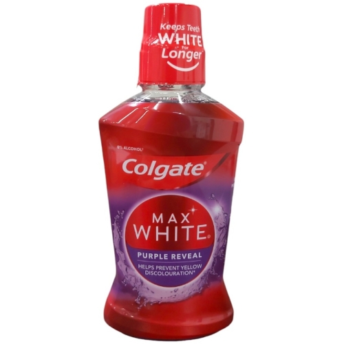 Apa de gura Max White Expert, 500 ml, Colgate. Produs pentru igiena dentara