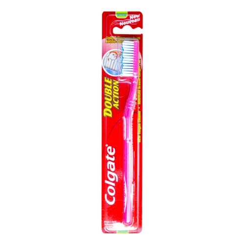 Colgate Periuta de dinti Double Action Medium. Produs pentru igiena dentara
