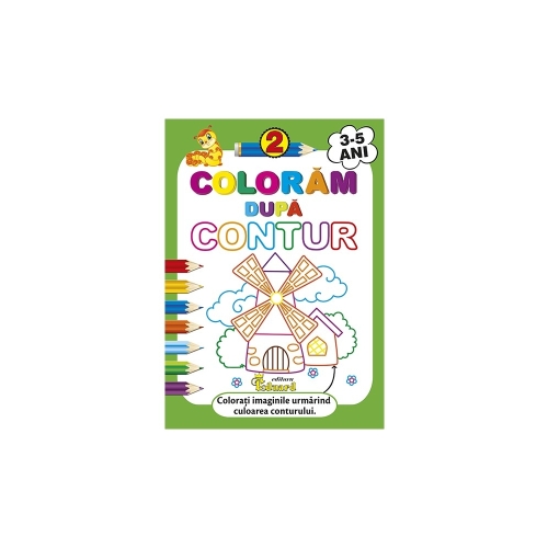 Coloram Dupa Contur 3-5 ani, Eduard, Carti pentru copii, Carti de colorat