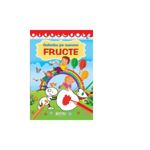 Coloram pe numere. Fructe