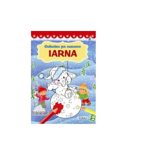 Coloram pe numere. Iarna