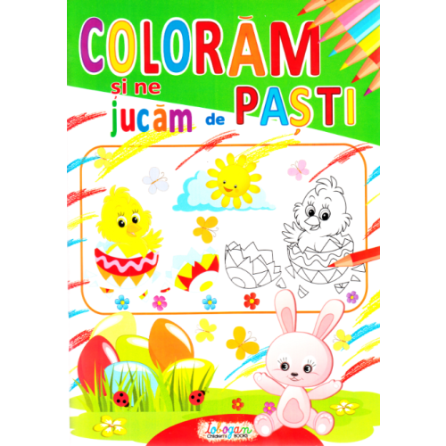 Coloram si ne jucam de Pasti, Editura Erc Press, Carti educative pentru copii