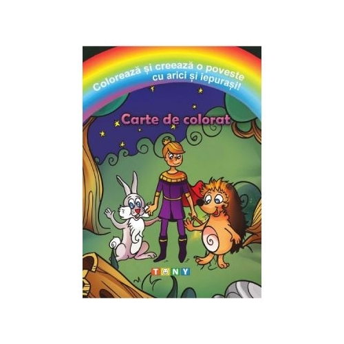 Coloreaza si creeaza o poveste cu arici si iepurasi!, editura Ars Libri