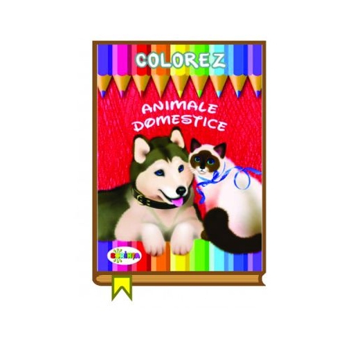 Colorez. Animale domestice, editura Dorinta. Carte educativa cu povesti pentru copii.