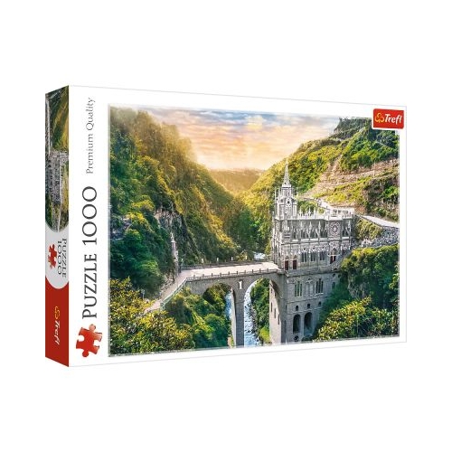 Puzzle Sanctuarul Las Lajas Columbia 1000 piese