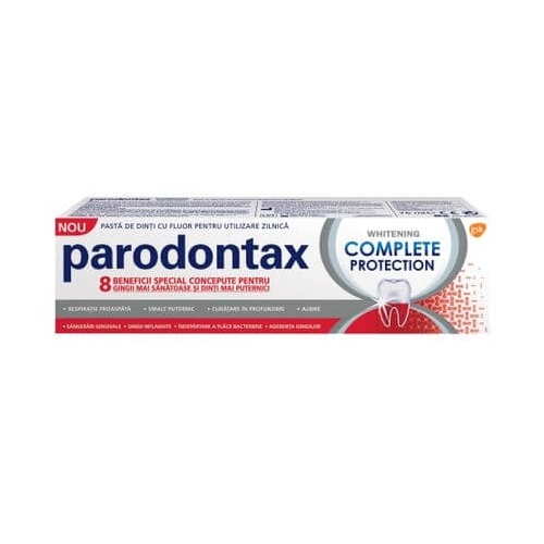 Parodontax Pasta de dinti Whitening Complete Protection, 75 mlpe grupdzc.ro✅. Descopera gama copleta de produse la oferte speciale✅!