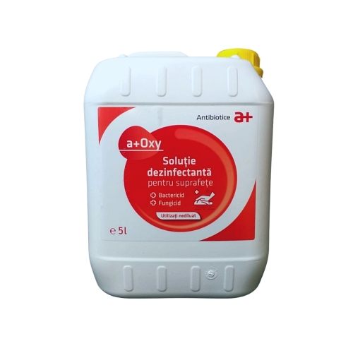 A+ Oxy Virucid Dezinfectant suprafete 5 L, avizat Ministerul Sanatatii. Produse pentru dezinfectare