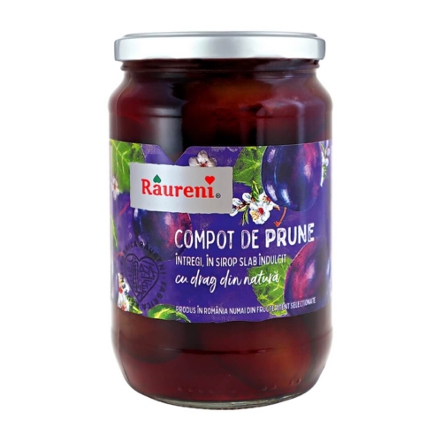 Compot prune, 720g, Raureni