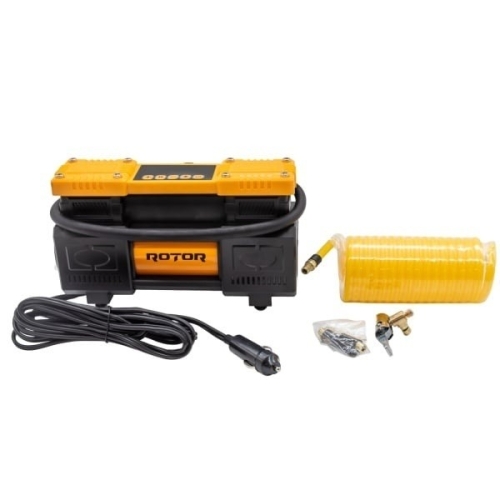 Compresor auto ROTOR RAD-1801OB, 12 V, 180 W, 150 PSI / 10 bar, 50 L/min, oprire automata