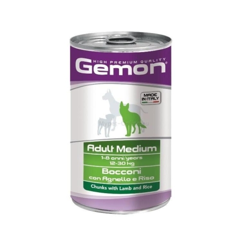 Monge Hrana Umeda Pentru Caini, Gemon Medium Adult, Miel Si Orez, 1250 g
