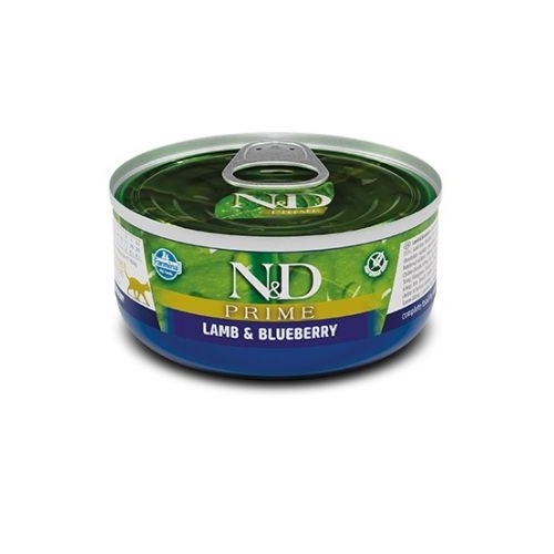 Hrana umeda Pisici, cu miel si afine, 70 g, N&D Prime Cat