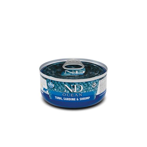 Hrana umeda Pisici, 70 g, cu ton si sardine, N&D Ocean Cat