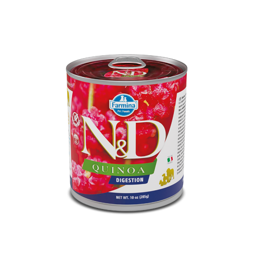 Hrana umeda Digestiva pentru caini, 285 g, N&D Quinoa