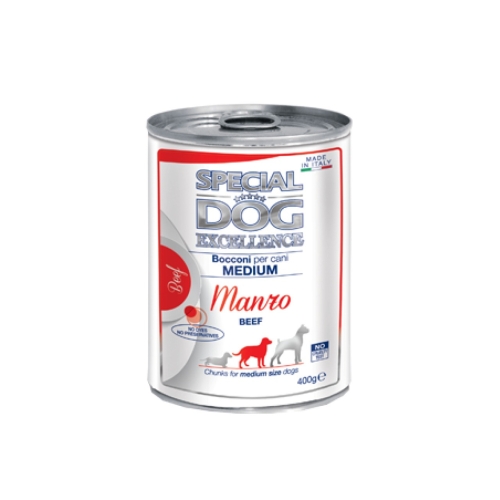 Monge Hrana Umeda Pentru Caini, Special Dog Excellence, Adult, Talie Medie, Vita, 400 g