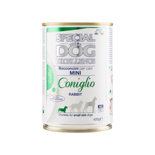 Monge Hrana Umeda Pentru Caini, Special Dog Excellence, Adult Mini, Iepure, 400 g