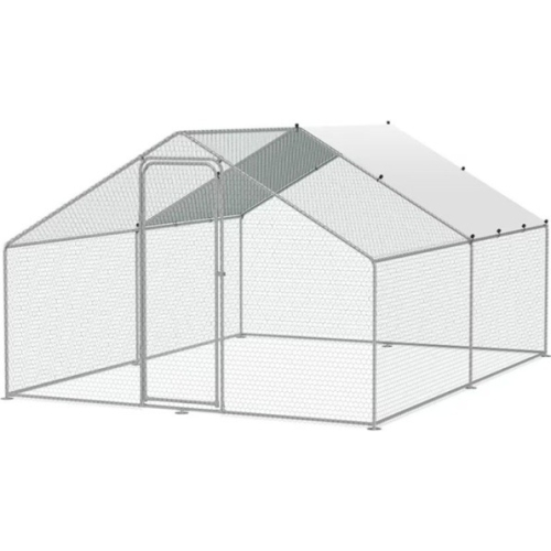 Cotet / tarc pentru pasari 3 x 4 x 2 m din otel galvanizat MESTERINO TOOLS MTGC-034