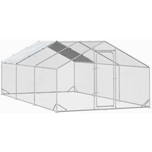 Cotet / tarc pentru pasari 3 x 6 x 2 m din otel galvanizat MESTERINO TOOLS MTGC-036