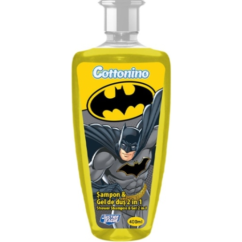 Sampon&gel de dus 2 in 1 Batman, 250 ml, Cottonino	