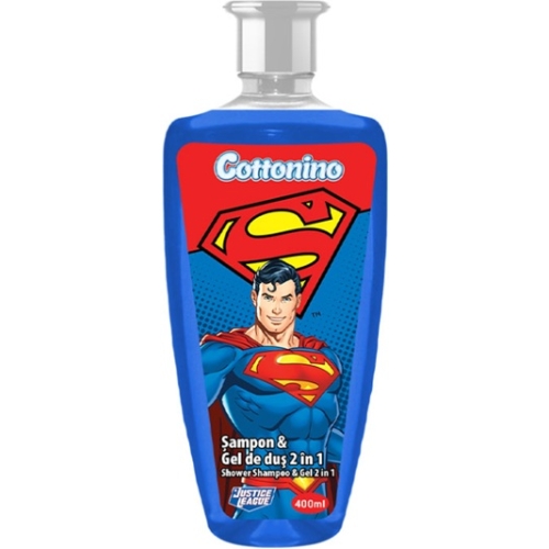 Sampon&gel de dus 2 in 1 Superman, 250 ml, Cottonino
