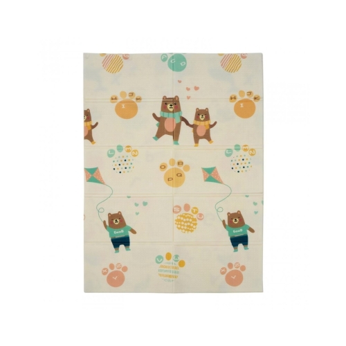 Covor de joaca pentru copii, din spuma, pliabil, 2 fete, impermeabil, izolant, 120 x 180 x 1 cm, alfabet,  U-Grow