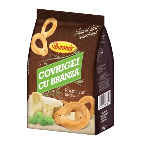 Covrigei cu parmezan și busuioc 100g, Boromir