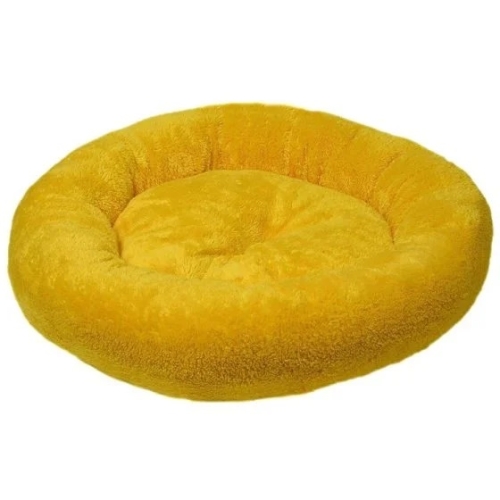 Culcus Deluxe Rotund Plush S 52x9 cm Galben 4DOG 