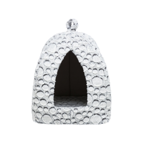Trixie Culcus Iglu, Mila, 32 - 42 - 32 cm, Alb-Gri, 38980