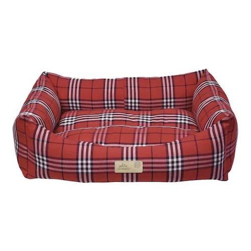 Culcus  Danish XL 95x70x22 cm Rosu 4DOG DELUXE