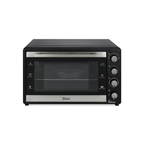 Cuptor electric cu ventilator, putere 2500W, capacitate 80L, 250°C, termostat reglabil, ZILAN 