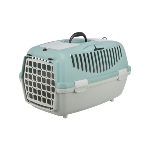 Trixie Cusca De Transport, Capri 2, XS-S: 37x34x55 cm, Pana la 8 kg, Gri/Verde Salvie, 39829