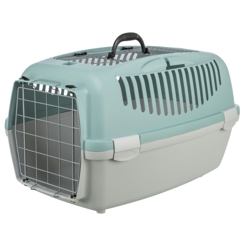 Trixie Cusca De Transport, Capri 3 Open Top, S: 40x38x61 cm, Pana la 12 kg, Gri Deschis/Verde Salvie, 39869
