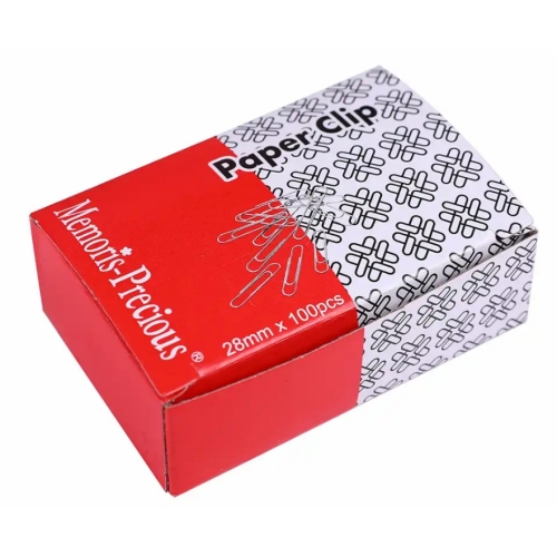 Agrafe pentru birou Memoris-Precious, 28 mm, 100 buc/cutie