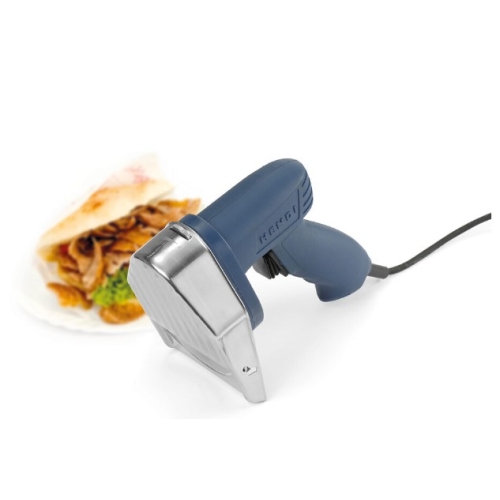 Cutit electric kebab, capacitate 60 kg/ora, 80W, sistem ascutire inclus, Hendi Kitchen Line
