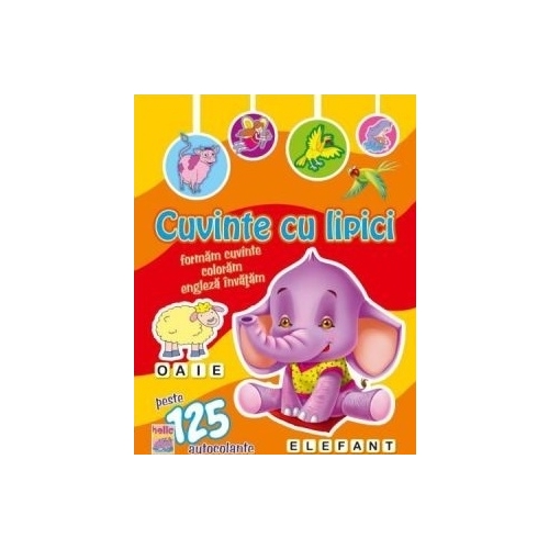 Cuvinte cu lipici Elefant, editura Anteea