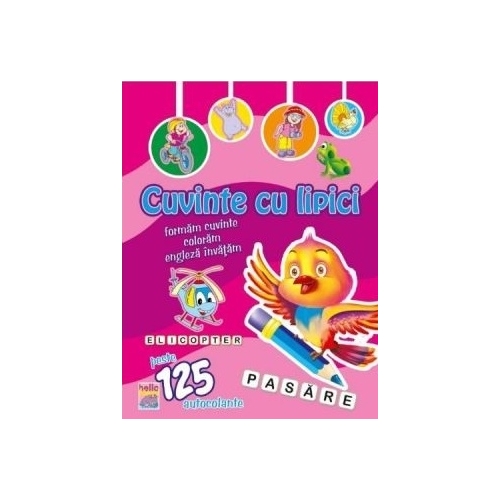Cuvinte cu lipici Pasare, editura Anteea