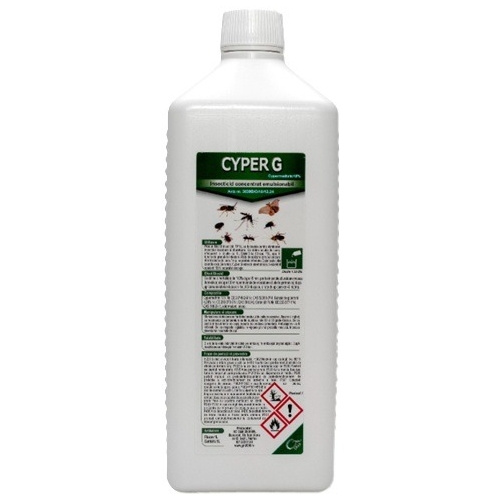 Insecticid emulsionabil de șoc și remanență, CYPER G, 1L