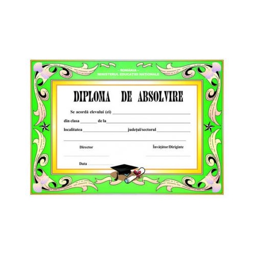 Diploma scolara ABSOLVIRE I (DLFD004A)