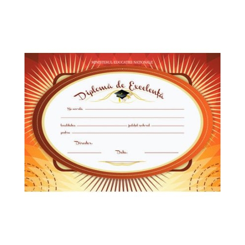 Diploma scolara de EXCELENTA (DLFD010A)