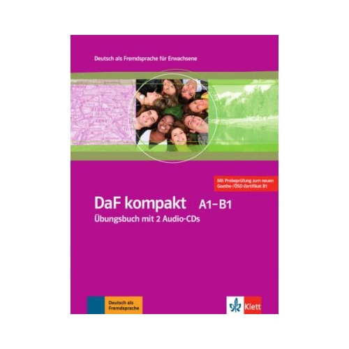 DaF kompakt A1-B1. Deutsch als Fremdsprache fur Erwachsene. Ubungsbuch mit 2 Audio-CDs - Birgit Braun, editura Klett
