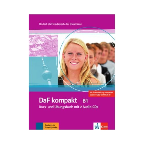 DaF kompakt B1. Deutsch als Fremdsprache für Erwachsene. Kurs- und Übungsbuch mit 2 Audio-CDs - Birgit Braun, Margit Doubek