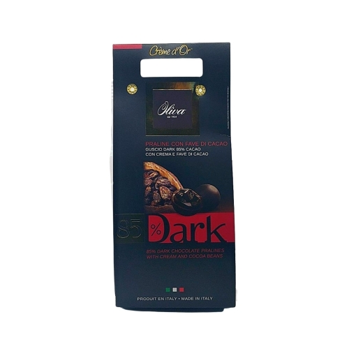 Oliva Praline ciocolata neagra cu cacao, 200 g