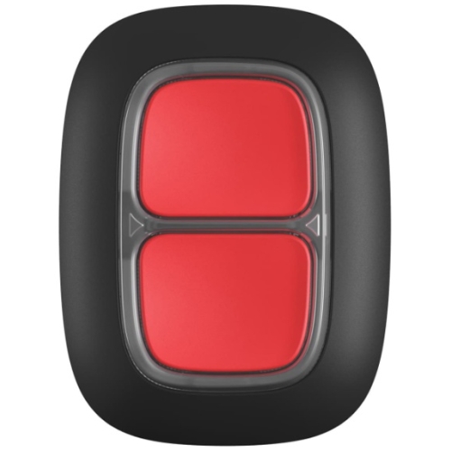 Buton de panica wireless DoubleButton, negru, Ajax