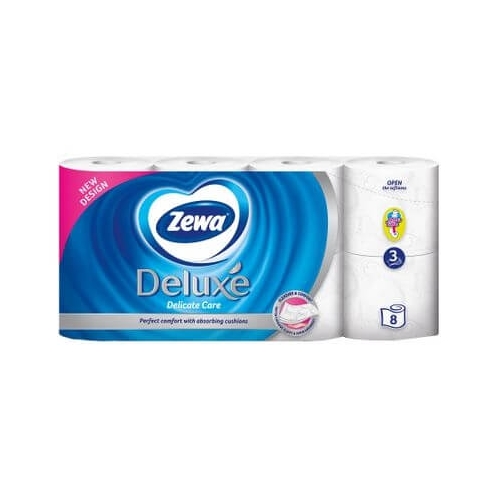 Zewa Deluxe Hartie igienica Delicate Care, 3 straturi, 8 rolepe grupdzc.ro✅. Descopera gama copleta de produse la oferte speciale✅!