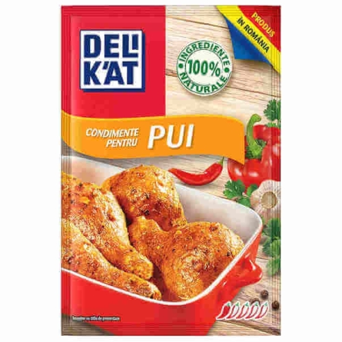 Delik'at Condimente pentru pui, 23g	