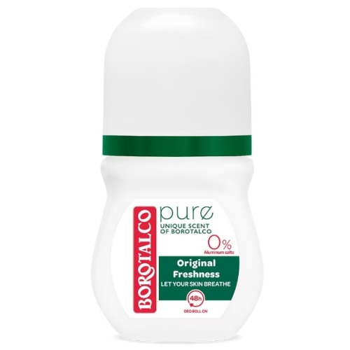 Deodorant roll-on Pure Original 50ml, Borotalco