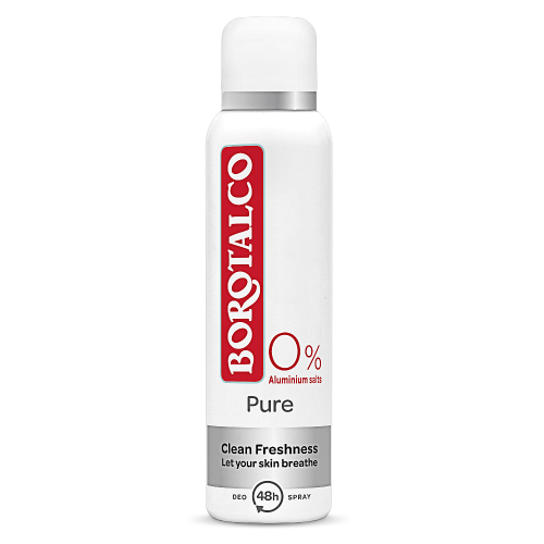 Deodorant spray 48 h, 150 ml, Borotalco - Pure. Produs pentru igiena personala