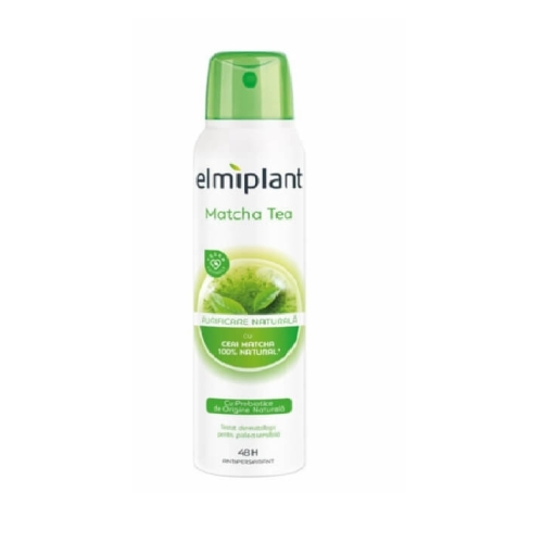 Deodorant spray antiperspirant, Matcha Tea, 150 ml, Elmiplant. Produse Igiena, solutii ingrijire corp