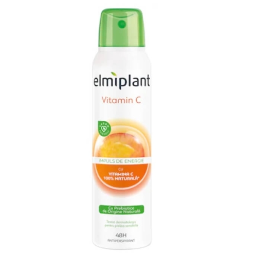 Deodorant spray antiperspirant vitamina C, 150 ml, Elmiplant. Produse Igiena, solutii ingrijire corp